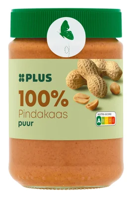 PLUS 100% pindakaas Pot 350 g