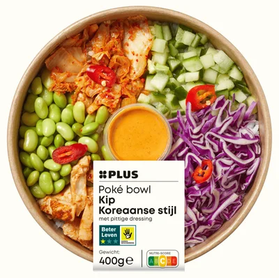 PLUS Poké bowl Kip Koreaanse stijl Bakje 400 g