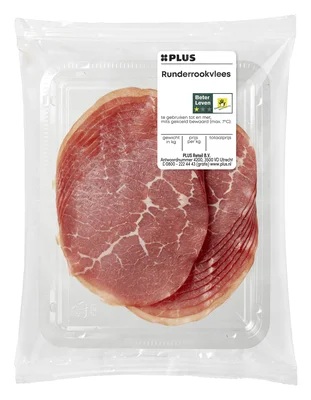PLUS Runderrookvlees 100 gram