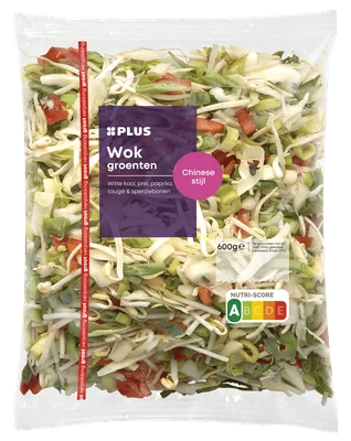 PLUS Wokgroenten Chinese stijl gvp Zak 600 g