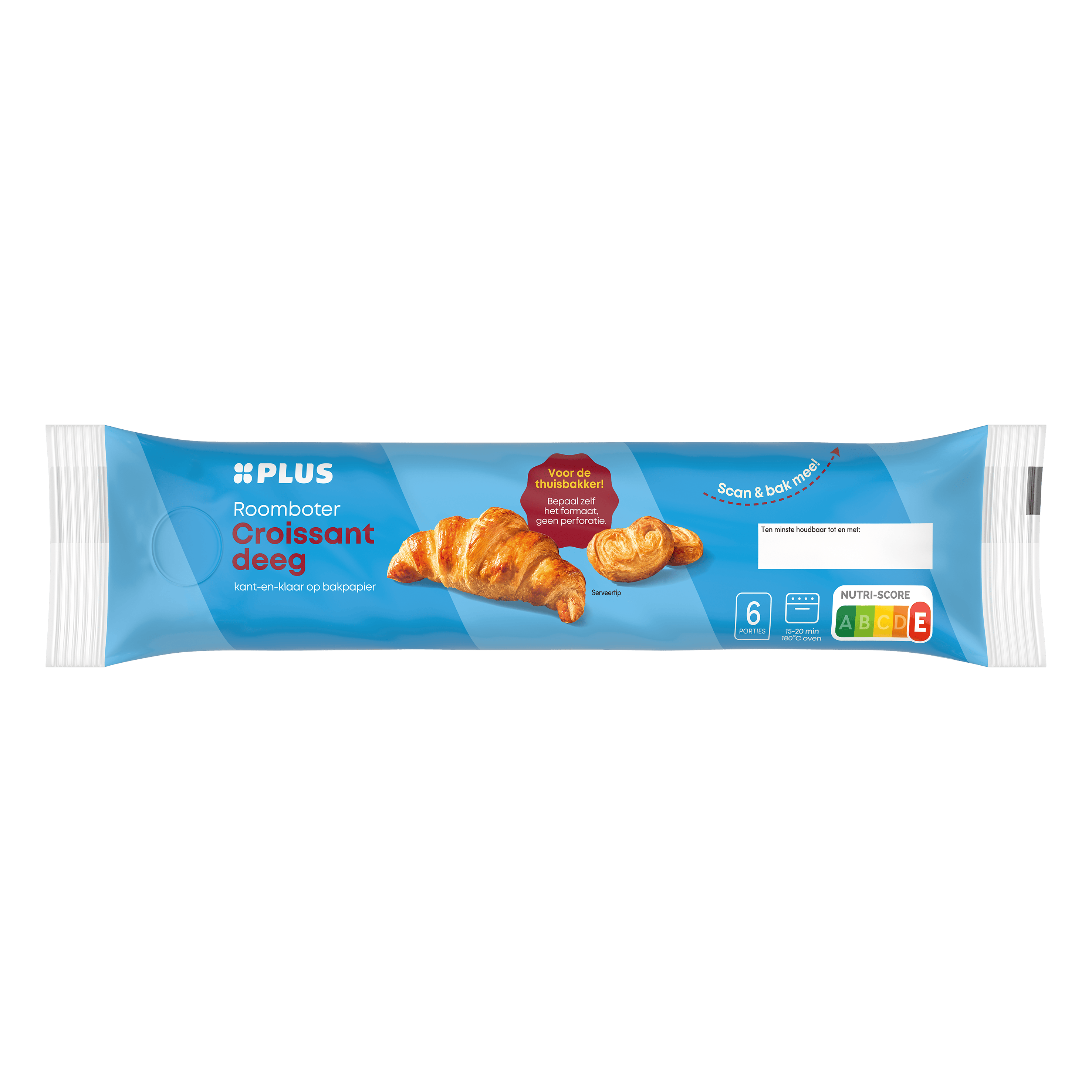 PLUS Roomboter croissantdeeg Zak 400 g