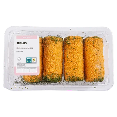 PLUS Beter Leven boomstam 4st Stuk 400 g