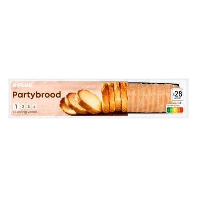 PLUS Partybrood wit gesneden