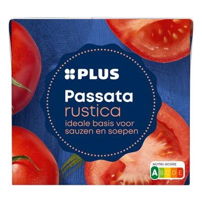 PLUS Passata gezeefde tomaten Pak 500 g