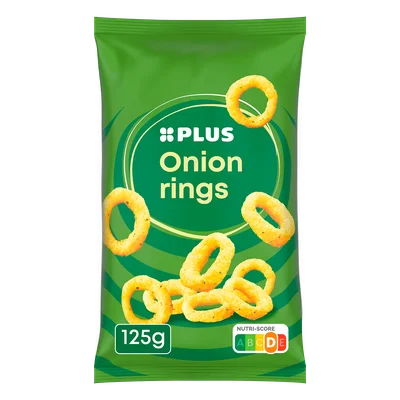 PLUS Uienringen Zak 125 g