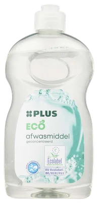 PLUS Afwasmiddel ecologisch Fles 500 ml