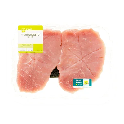 PLUS Varkensoesters 2 stuks 250 gram