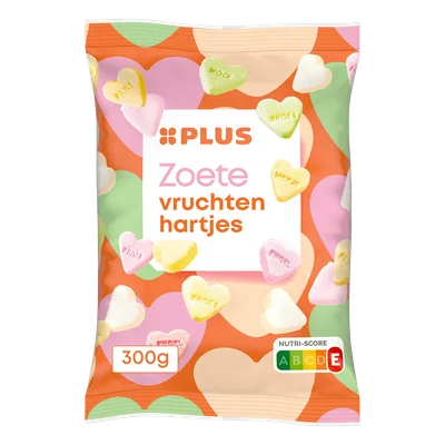 PLUS Vruchtenhartjes