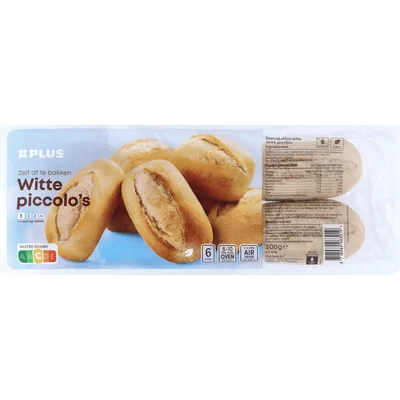 PLUS Witte piccolo's Zak 300 g