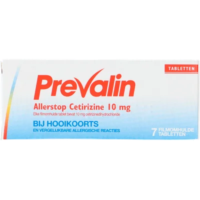 Prevalin Allerstop 10mg Doos 7 st