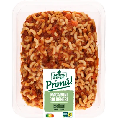 Prima Macaroni bolognese