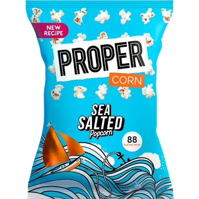 Proper Popcorn lighty sea salt