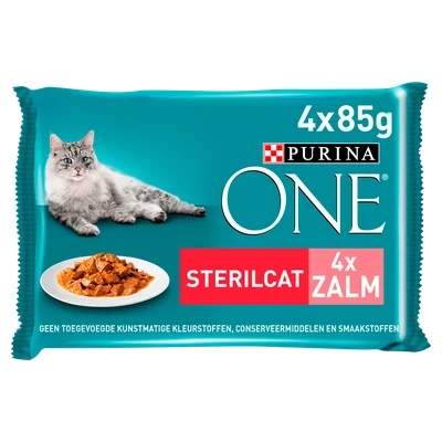 Purina One sterilcat maaltijdzakjes Doos 4 st
