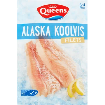 Queens Alaska Koolvis Filets 375 g