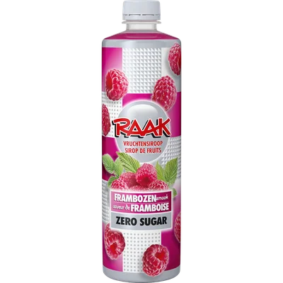 Raak Limonadesiroop framboos zero