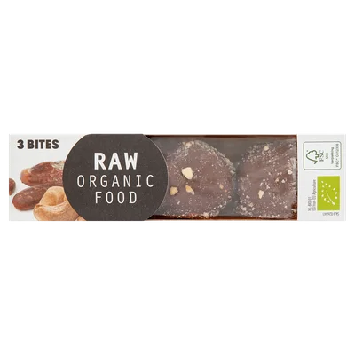 Raw Organic Food RAW Cacaobites cashew Bio Doos 3 st