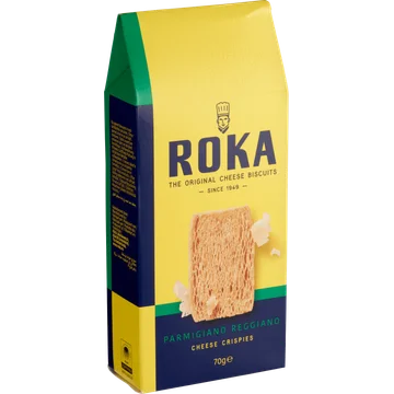 Roka Parmigiano Reggiano Cheese Crispies 70 g