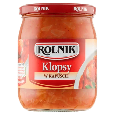 Rolnik Klopsy / Kool met vlees Pot 500 g