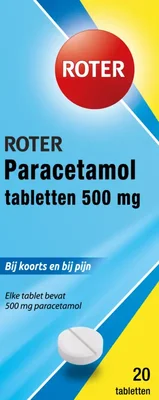 Roter Paracetamol 500mg smelt tabletten