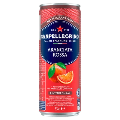 San Pellegrino Aranciata Rossa Blik 330 ml