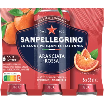 Sanpellegrino Limonade Aranciata Rossa 6 x 330 ml