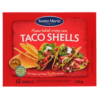 Santa maria Taco shells Pak 135 g