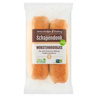 Schapendonk Worstenbroodjes Zak 360 g