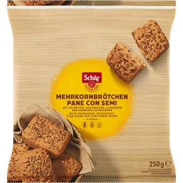 Schär Meergranenbroodjes Glutenvrij 5 Stuks 250 g
