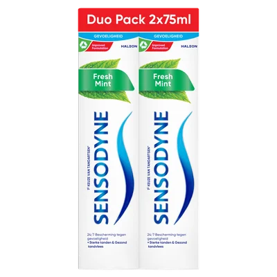 Sensodyne Freshmint tandpasta duo Tube 2 st