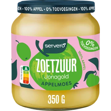 Servero Zoetzuur Jonagold Appelmoes 350 g