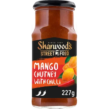 Sharwood's Street Food Mango Chutney with Chilli Pot 227g