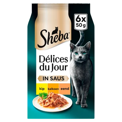 Sheba Délices du jour gevogelte Doos 6 st