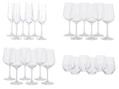 SILVERCREST® Glazenset 6-delig
