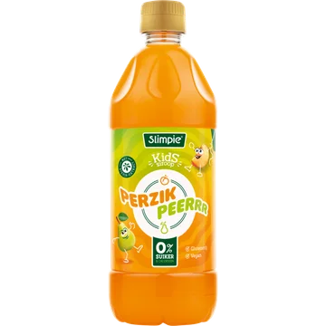 Slimpie Kids Siroop Perzik Peerrr Smaak 580 ml
