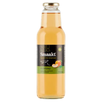 Smaakt Appelsap bio Fles 750 ml