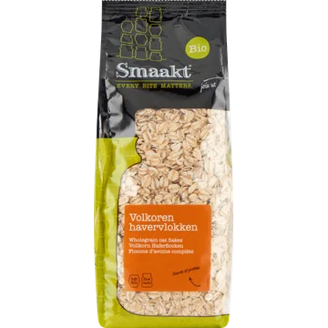 Smaakt Bio Volkoren Havervlokken 500 g