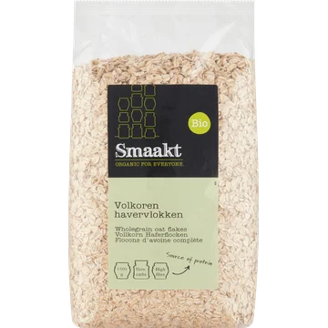 Smaakt Bio Volkoren Havervlokken XL 1500 g