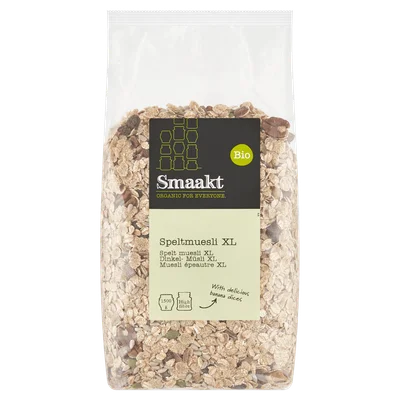 Smaakt Speltmuesli XL 1500g - bio Zak 1500 g