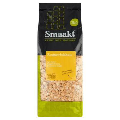 Smaakt Roggevlokken bio Zak 500 g