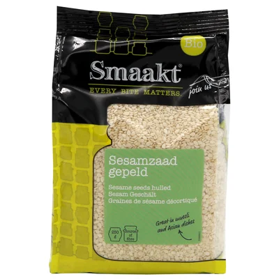 Smaakt Sesamzaad gepeld