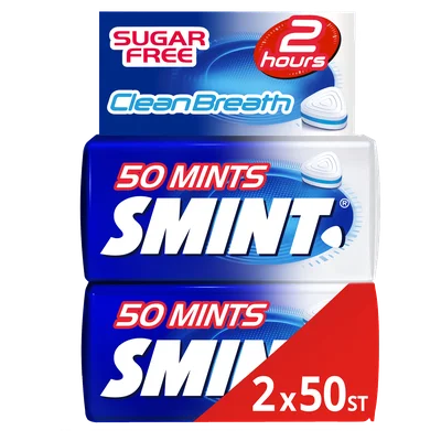 Smint XL Mints Clean Breath peppermint 2p Doos 2 st