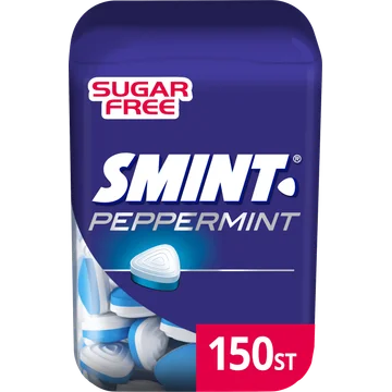 Smint XL Peppermint Suikervrij Pot 150 stuks