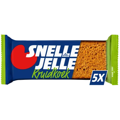 Snelle Jelle Ontbijtkoek naturel 5 stuks