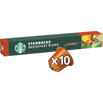 Starbucks by Nespresso Breakfast Blend 10 Stuks 56 g