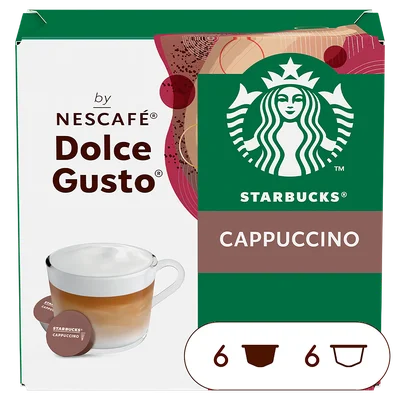 Starbucks Dolce gusto koffiecups cappuccino Doos 12 st