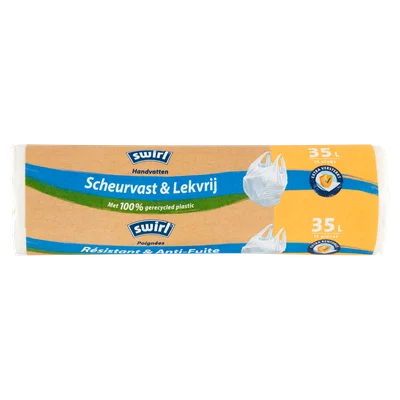 Swirl Scheurvast &amp; Lekvrij Handvat 35L Wikkel 15 st