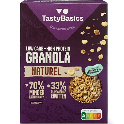 TastyBasics Granola naturel Doos 350 g