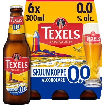 Texels Skuumkoppe 0.0 Bier Fles 6 x 300ml