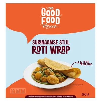 The GoodFood Stories Rotiwrap Zak 4 st