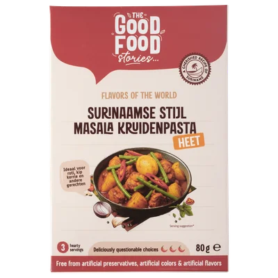 The GoodFood Stories Hindoestaanse Masala kruidenp Krimp 80 g
